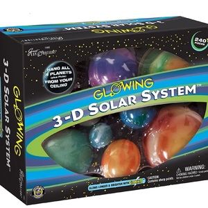 Great Explorations 3-D Solar System Glow In The Dark Ceiling Hanging Kit